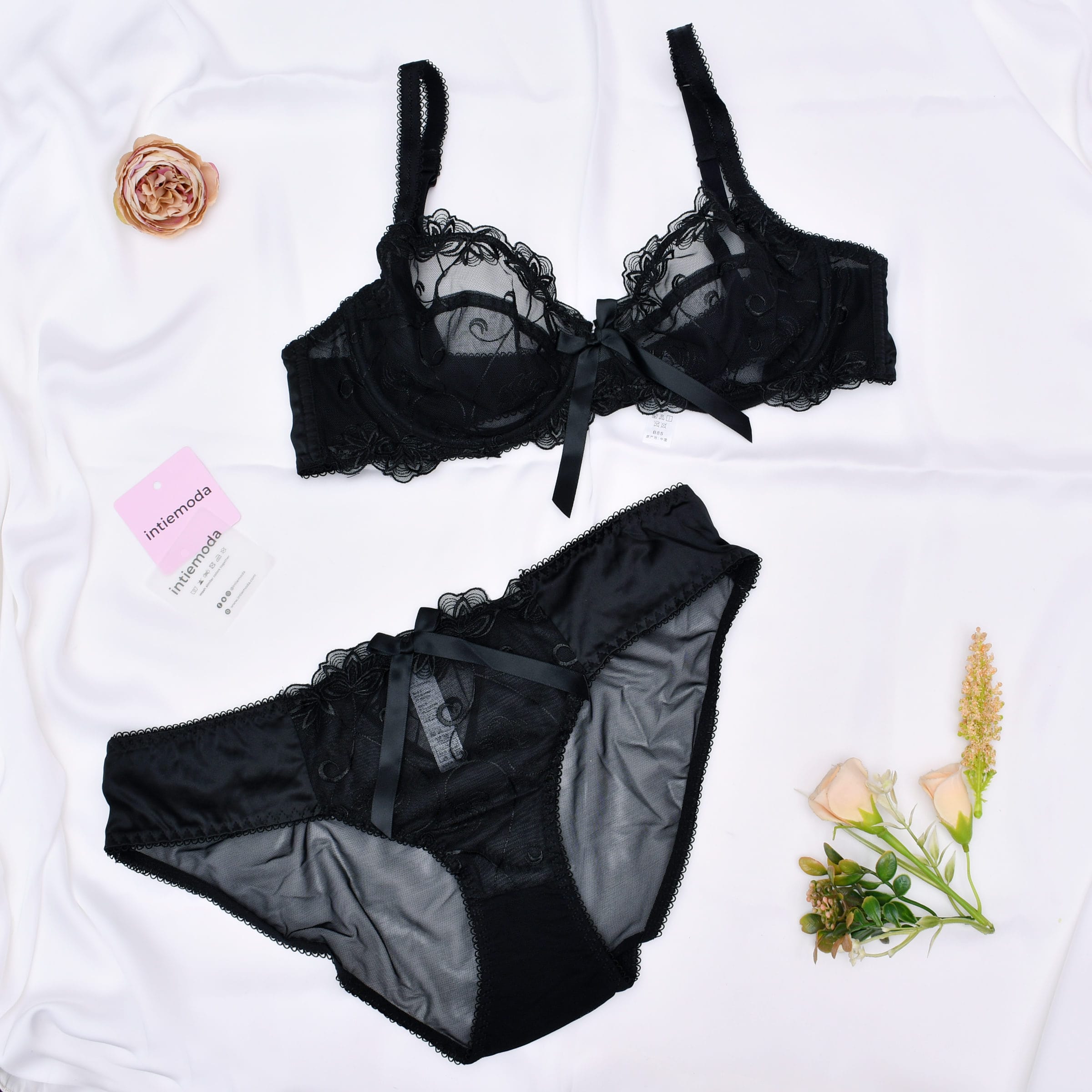 Passionate transparent cotton lingerie bk