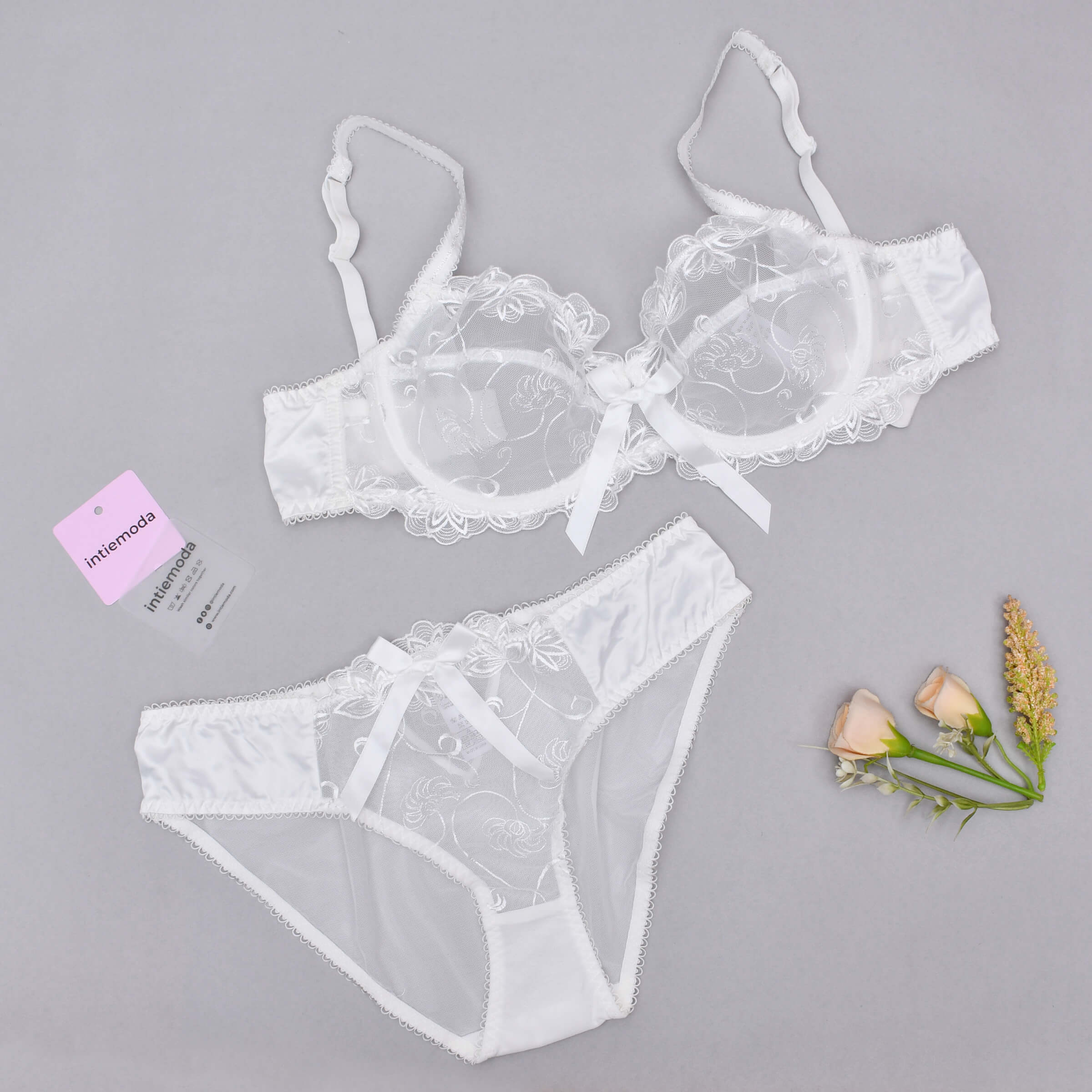 Passionate transparent cotton lingerie w