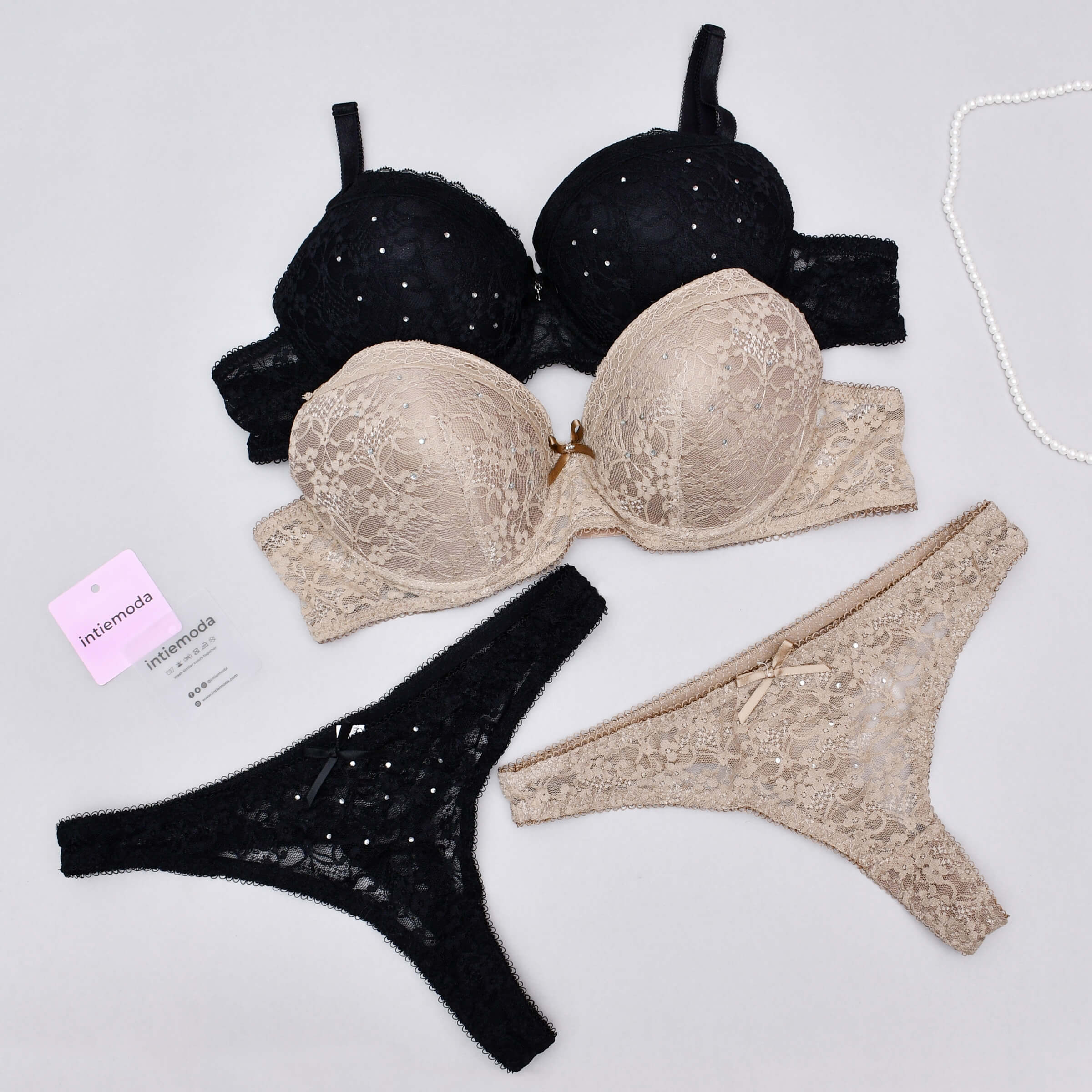 sensational touch, quick dry, breathable and adjustable lingerie